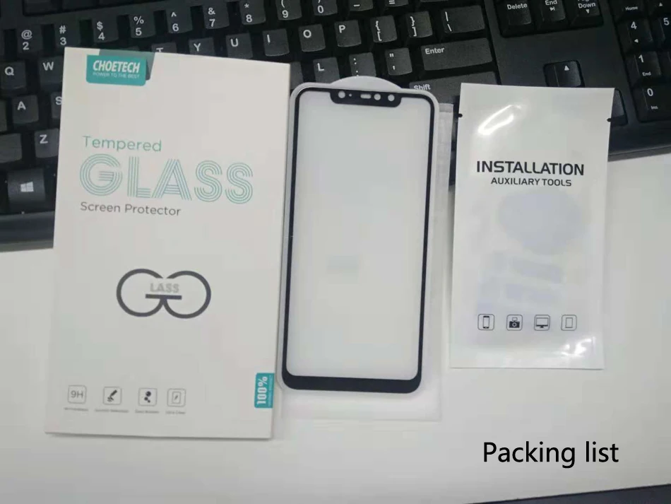 Для Xiao mi Red mi Note 6 Pro защита стекла Choetech 9H Полный Клей закаленное стекло для Xiao mi Red mi 6 Pro пленка протектор экрана