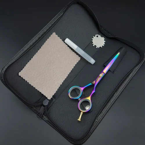 Cutting scissor 5,5 в такой стране, как. Набор профессиональных парикмахерских ножниц для стрижки+ филировочные Парикмахерские ножницы комплект из 2 предметов+ чехол+ расческа S343 - Цвет: Cutting scissor
