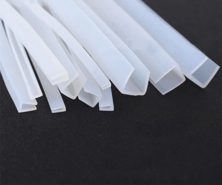 Силиконовая резина u-образная лента защитная кромка стекло металлическая