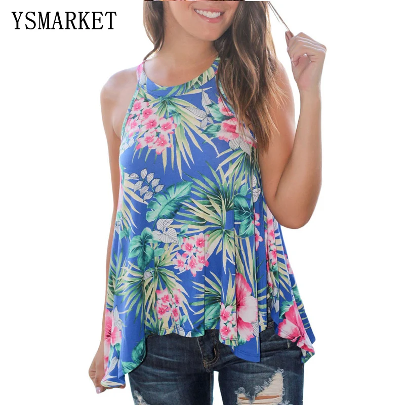 Летняя новая модная майка женская одежда без рукавов Холтер высокий уличный