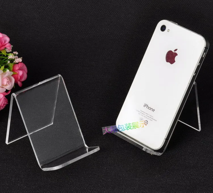 10 шт./лот прозрачная подставка для мобильного телефона/подставка