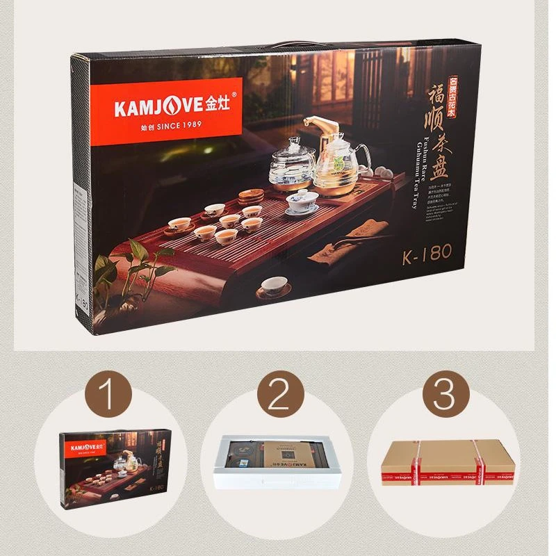 KAMJOVE K 180 древние растения деревянный поднос для час резьба по дереву сделать