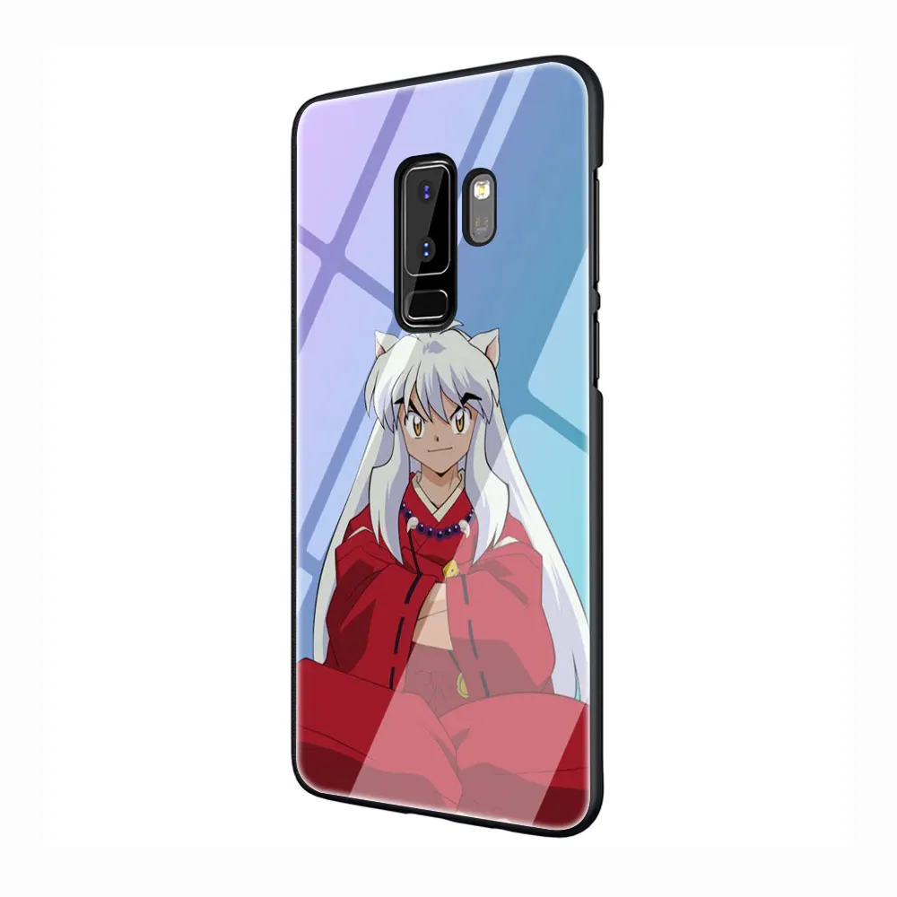 G1 Inuyasha Аниме закаленное Стекло Телефон чехол для Galaxy S7 edge S8 9 10 Plus, Note 8, 9, 10, A10 20 30 40 50 60 70 - Цвет: G1