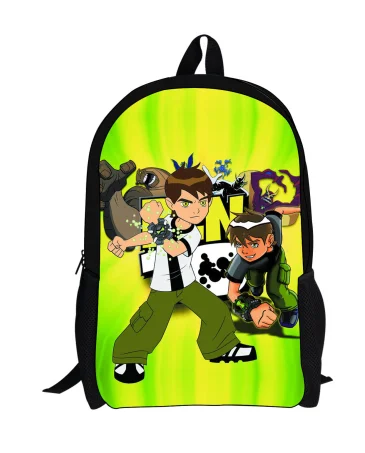 16 дюймов Ben 10 Ben Tennyson Heatblast рюкзак для подростков мальчиков школьные рюкзаки детские школьные сумки Детская сумка Mochila