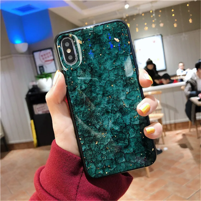 Мраморный 3D Блестящий бриллиантовый стенд Модный чехол для Samsung GALAXY S7 edge S8 S9 Plus S10e