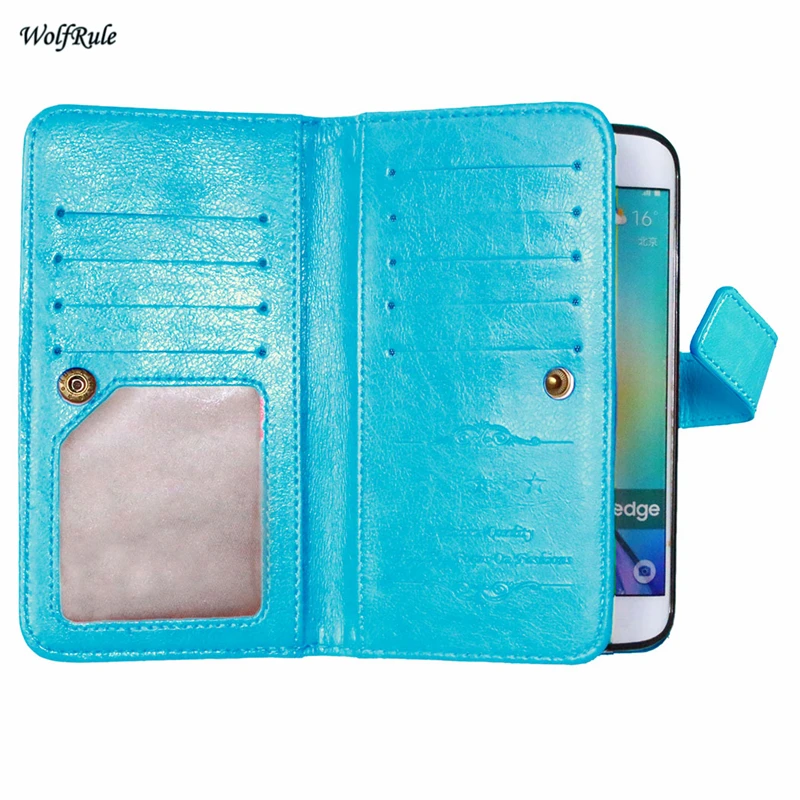 Кожаный чехол для samsung Galaxy S6 Edge флип + ТПУ телефона G9250|for galaxy|case for galaxycase |