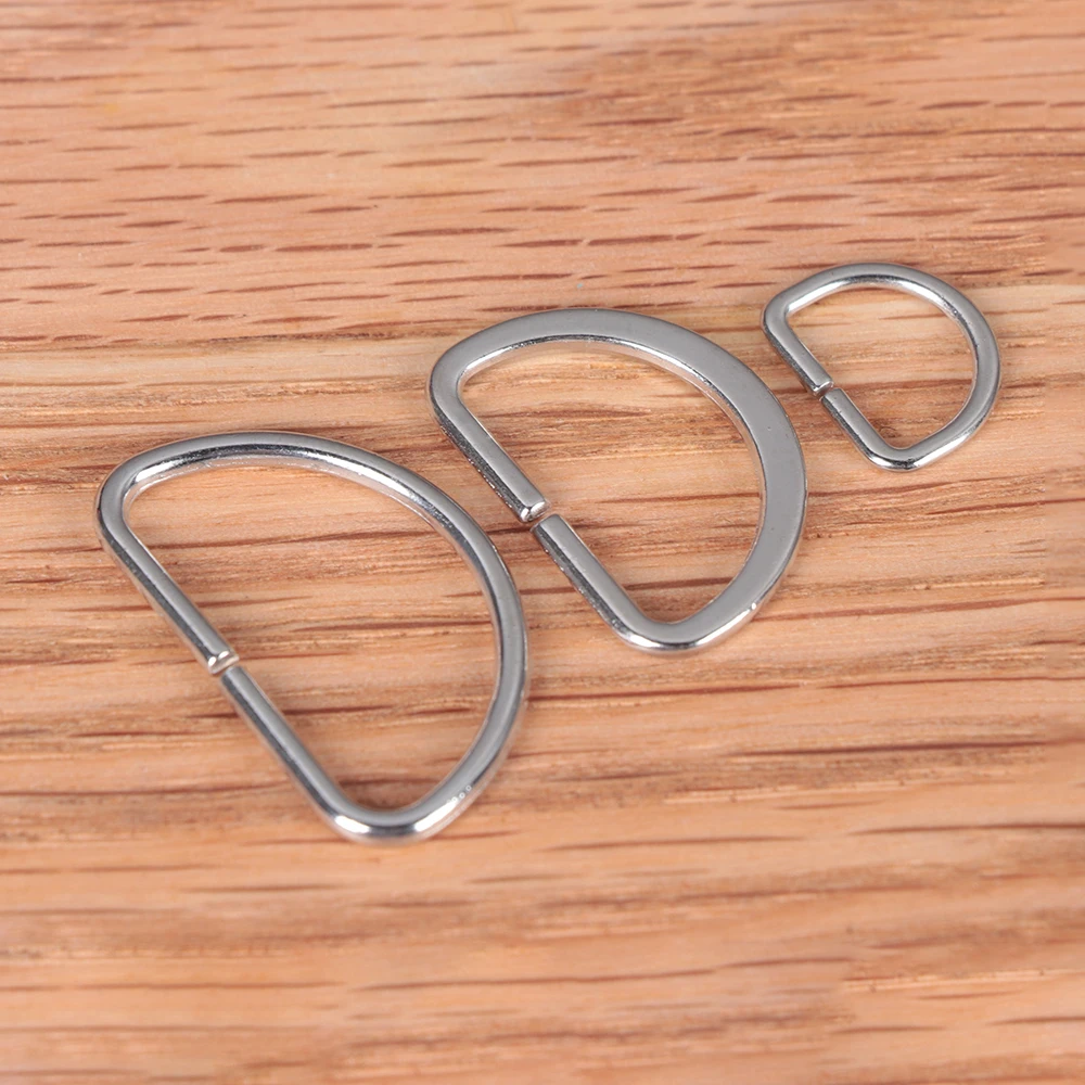10 шт. D кольцо металлическая пряжка тканевый рюкзак сумка части кожаный ремешок