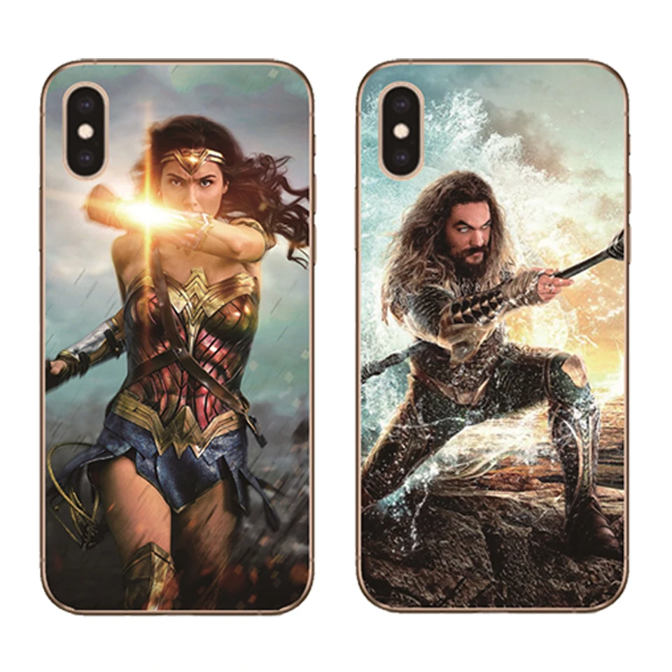 Модный чехол для iPhone X XR XS Max 8 7 6 6S Plus 5 5S SE Железный человек Капитан Америка Marvel DC Joker