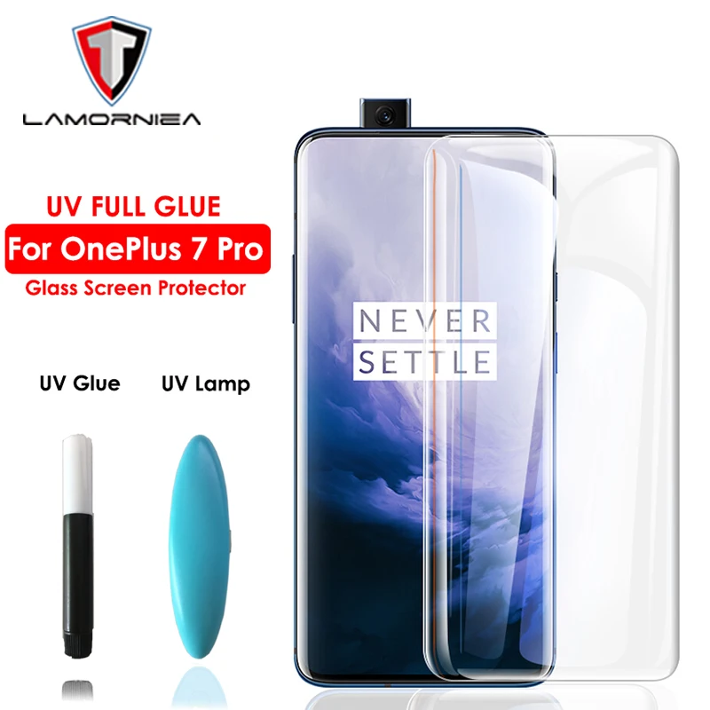 Закаленное стекло для OnePlus 7 Pro защита экрана с УФ жидкостью Huawei P30 Mate 20 Pro|Защитные