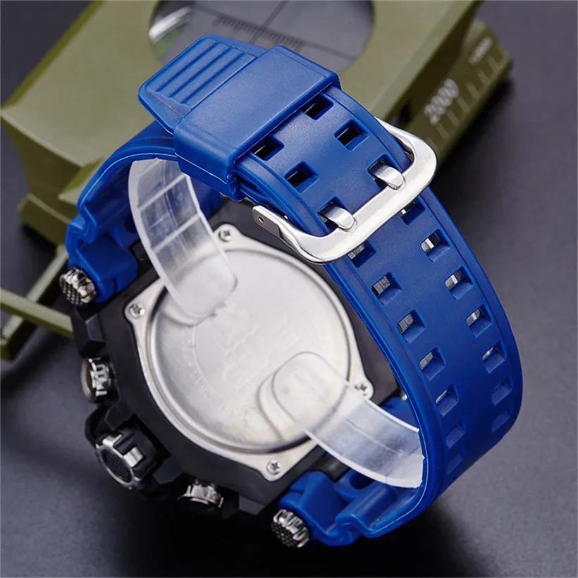 2018 Элитный бренд SBAO человек часы светодиодный Для мужчин Водонепроницаемый