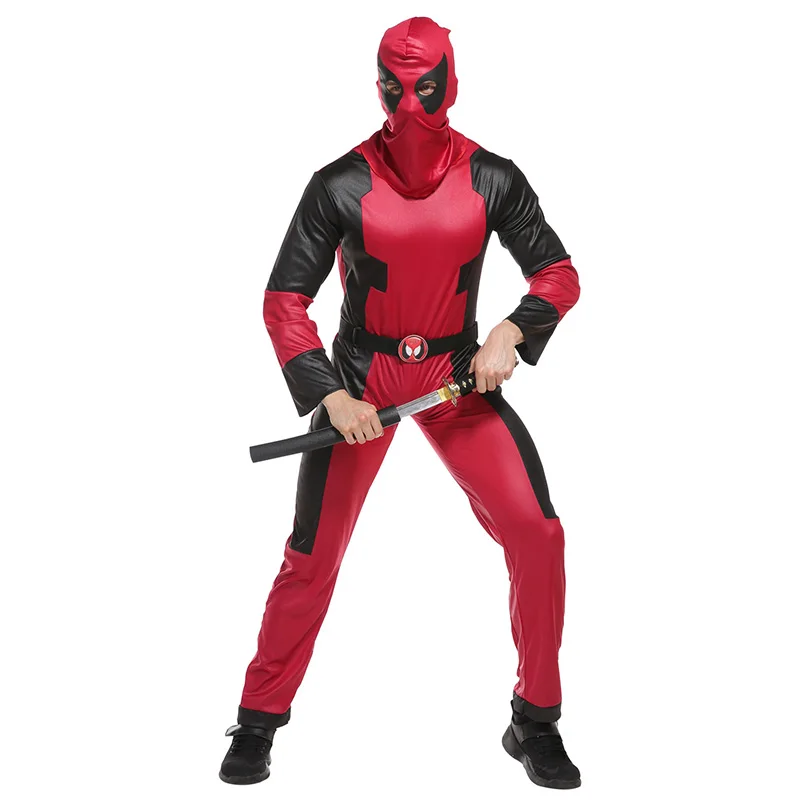 Костюм супергероев из мультфильма Deadpool для взрослых мужчин Супермена