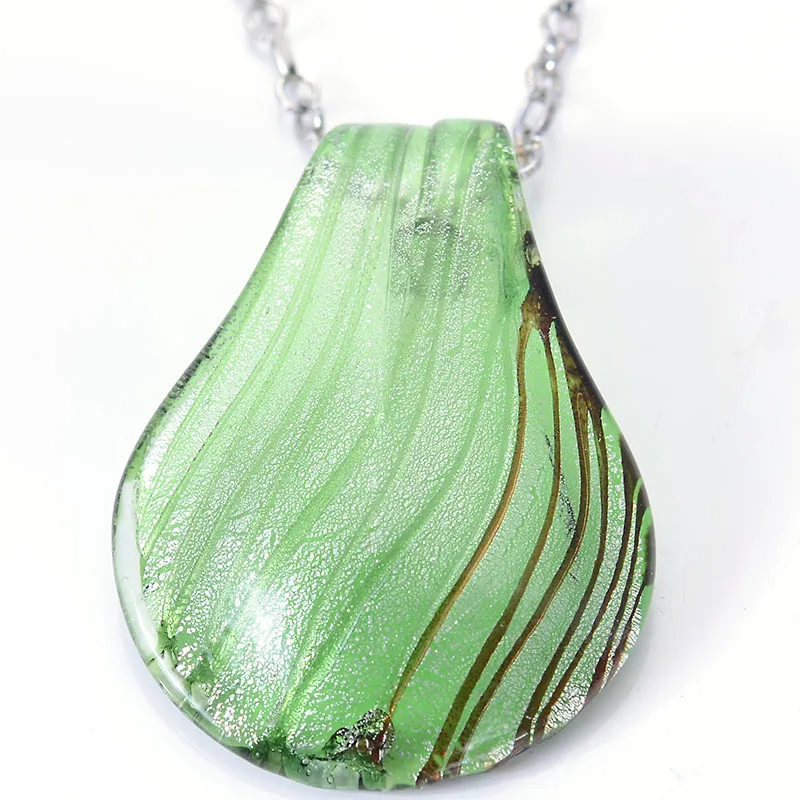 Ручная работа, муранская серебряная фольга, ed Lampwork, стекло, 6 цветов, круглая подвеска, подходит для ожерелья, золотая пыль и серебряная фольга, женский свободный шнур