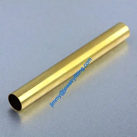 Brass Tube Conntctors Tubes jewelry findings 6*50mm ship free 1000pcs copper tube Spacer beads