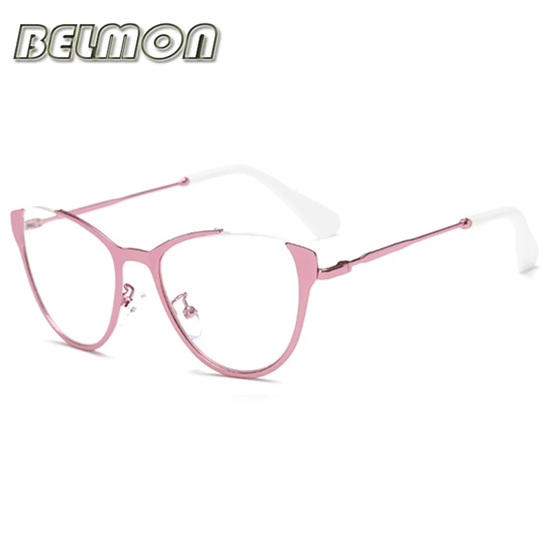 

Eyeglasses Frame Women Cat Eye Computer Optical Eye Glasses Spectacle For Women's Transparent Clear Lens Female de RS109