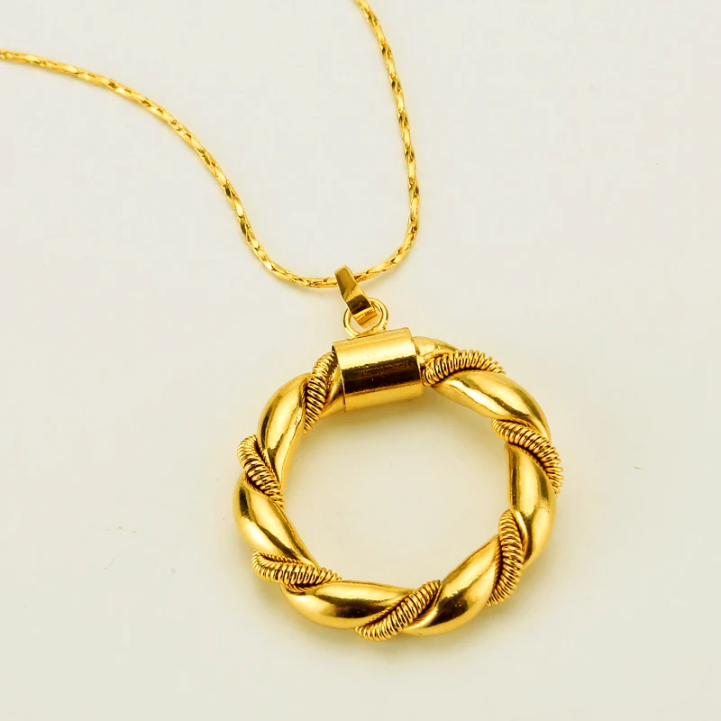 Африканские наборы золотые ювелирные изделия эфиопское ожерелье и серьги