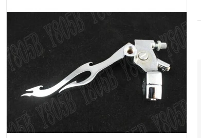 Хромированный пламя 1 дюйм рычаги тормозной муфты на руль резервуар для Honda Shadow