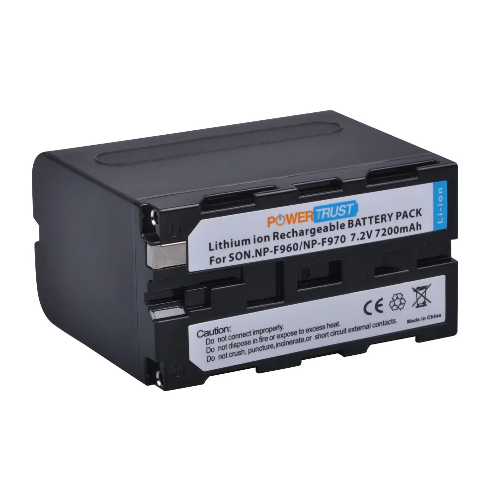 Аккумулятор NP F960 NPF970 2 шт. 7200 мАч зарядное устройство с двумя USB портами для Sony F930