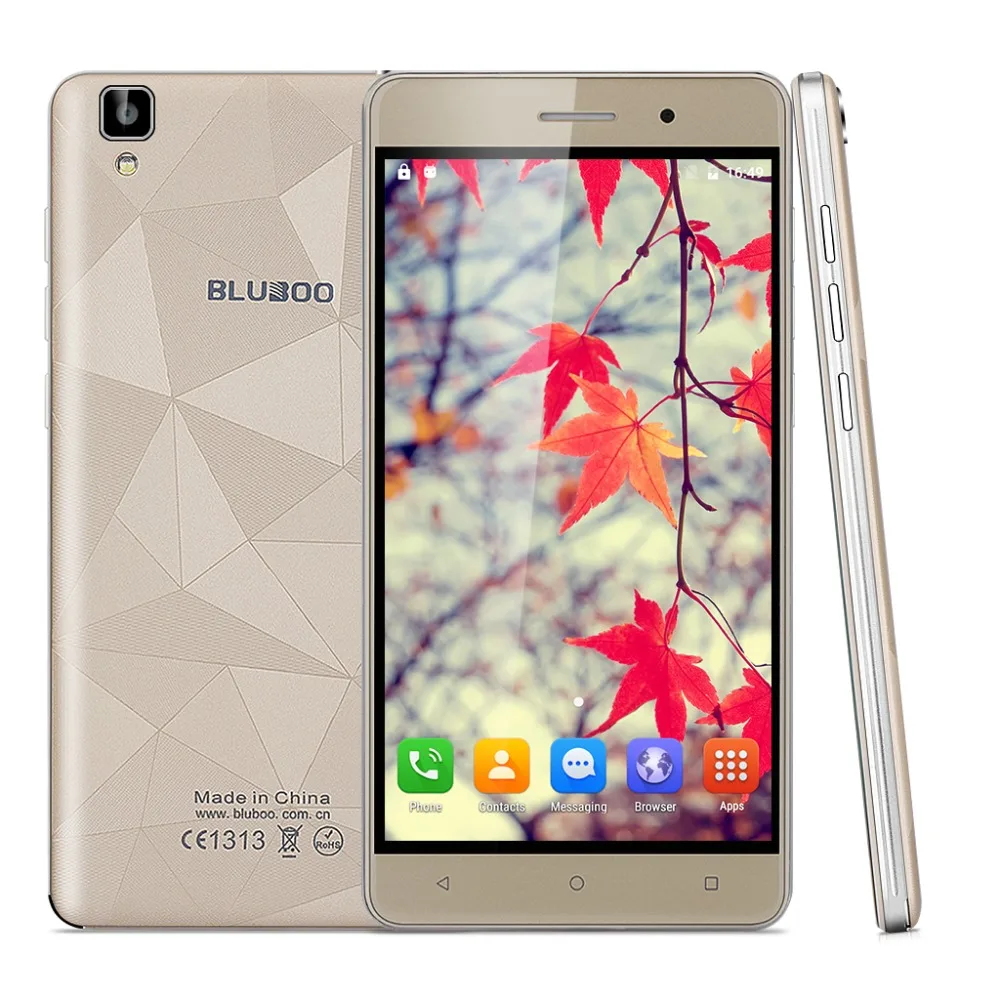 Original Bluboo Maya Android 6.0 Cellphone MT6580A Quad Core 5.5&quot JDI 1280x720 Mobile Phone 2GB RAM+16GB ROM 3000mAh Smartphone |
