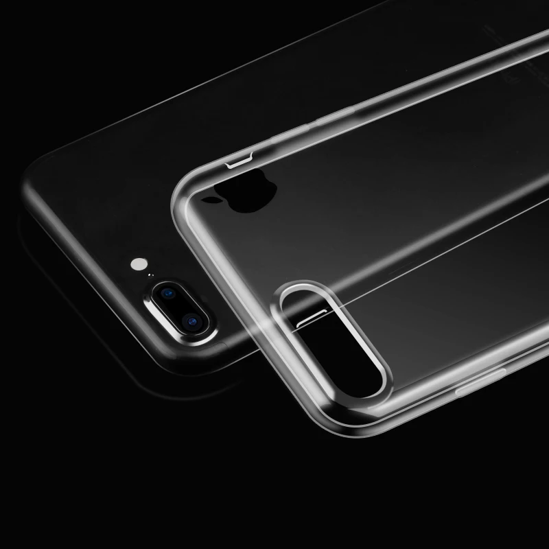 Чехол для iPhone 7 6 6s 8 X Plus XS прозрачный силиконовый чехол из ТПУ Прозрачная мягкая