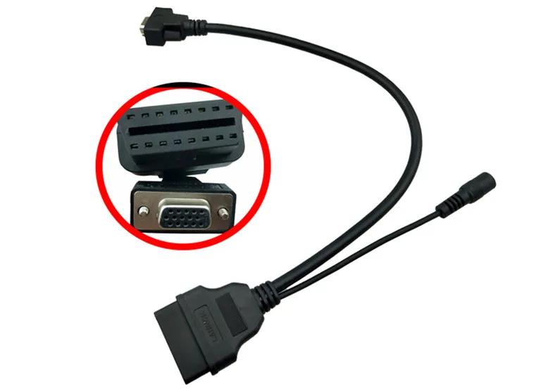 Оригинальный Соединительный Кабель адаптер OBD к 15pin для launch X431 PRO/PRO3S X431PRO PRO3 IV 3G PAD
