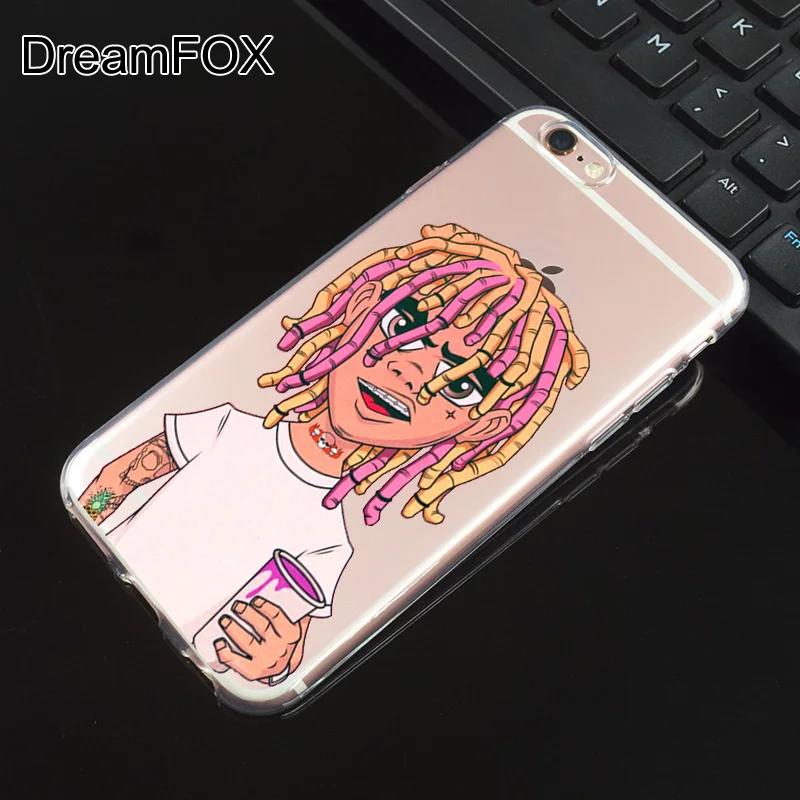 M523 Lil Pump Мягкий ТПУ силиконовый чехол для Apple iPhone 11 Pro XR XS Max 8X7 6 6S Plus 5 5S SE 5C 4 4S |