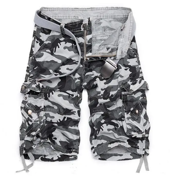 

HOT 2021 Summer Outdoor Sport camouflage Army Cargo military overalls Baggy Multi-Pocket Camping Hiking tooling Shorts