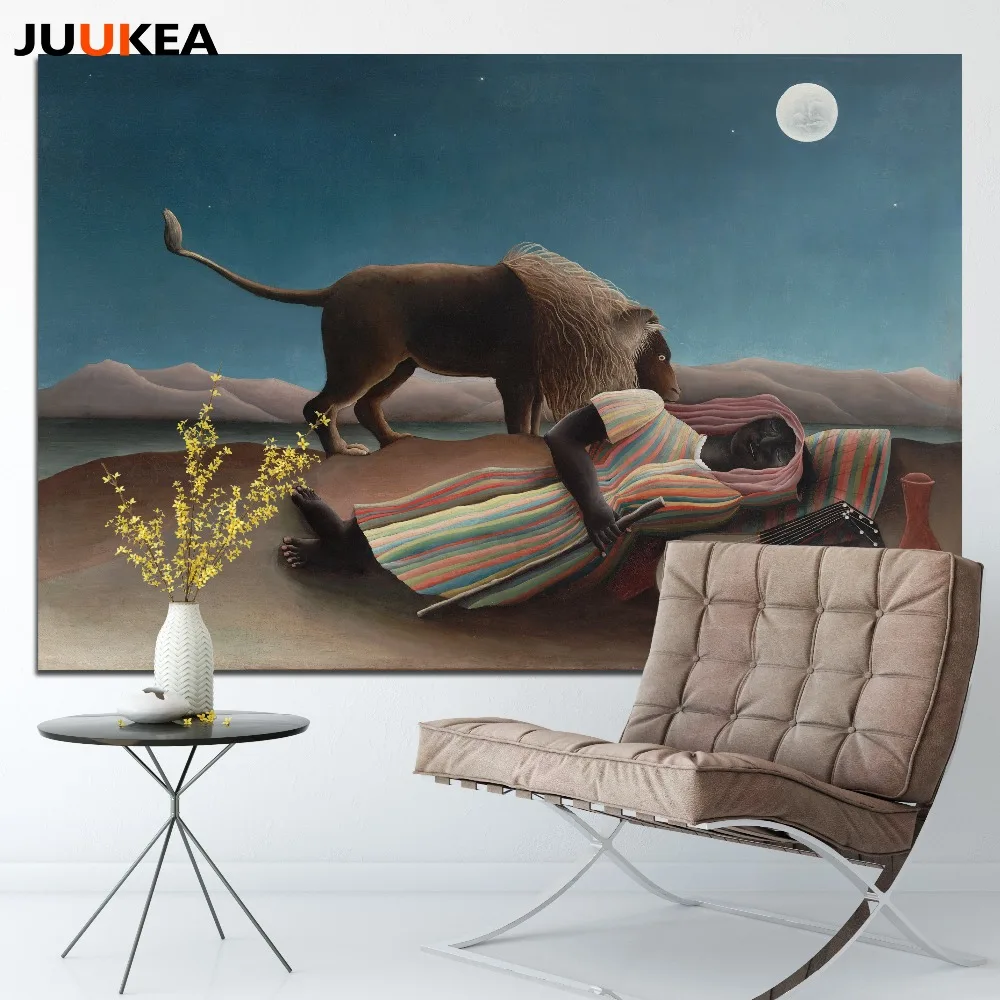 Анри Руссо спальный Gypsy классический холст маслом Печать на холсте настенные