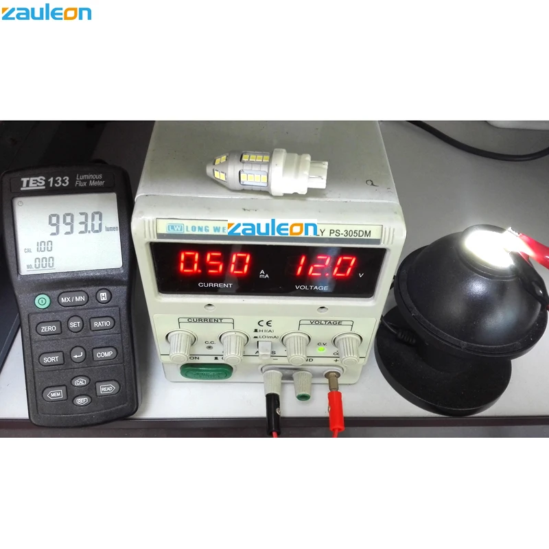 Zauleon 2 шт. T25 3156 3157 P27/7 Вт белый светодиодный авто лампа с 30SMD 2835 чипами для замены
