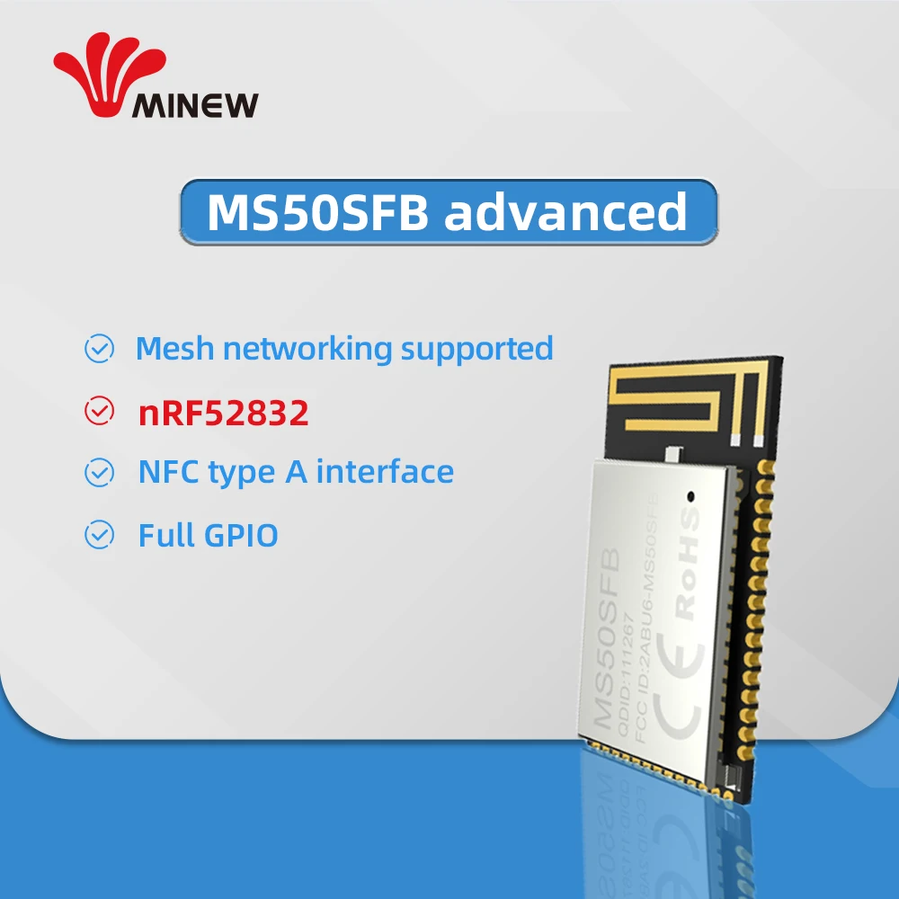 Нордический bt5.0, маленький ble модуль, nRF52832 bluetooth ble модуль, nRF52840 bluetooth ble сетчатый модуль с кристаллом и экраном
