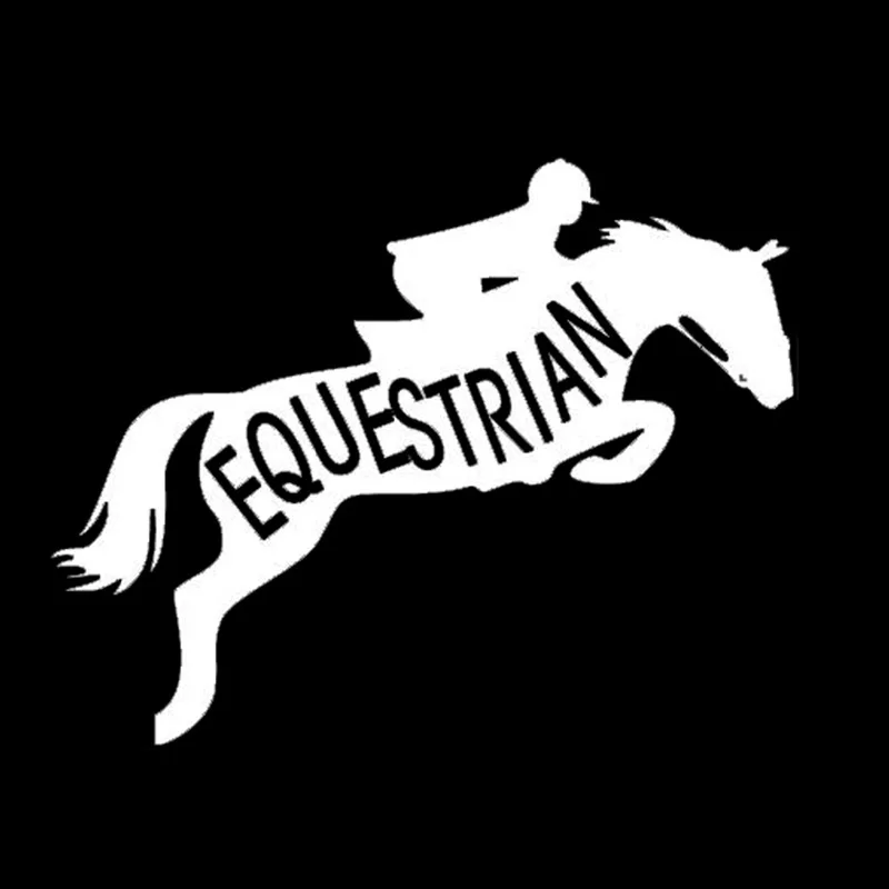 Конный спорт энтузиастов автомобиля декоративные Стикеры для автомобилей