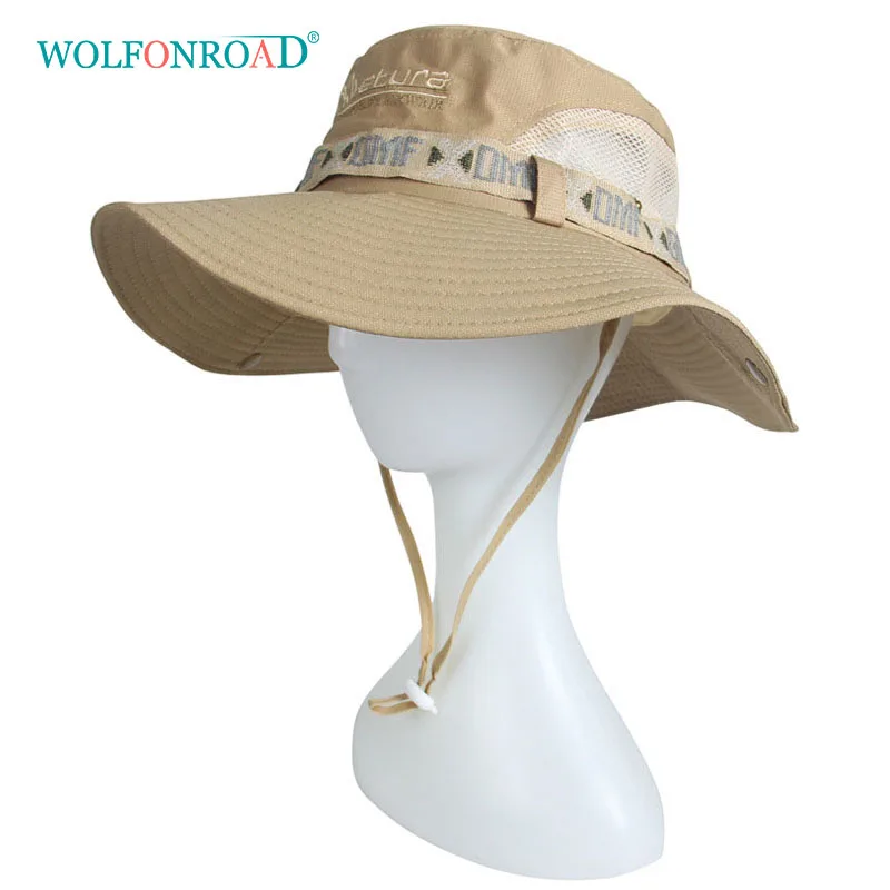 WOLFONROAD Tactical Sniper Boonie Hat Summer Sun Protective Fishing Hunting Bucket Hats Adjustable Outdoor Military Army Hat Cap