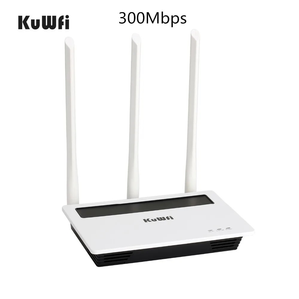 Беспроводной маршрутизатор KuWFi 300 Мбит/с 2 4 ггц Wifi ретранслятор расширитель