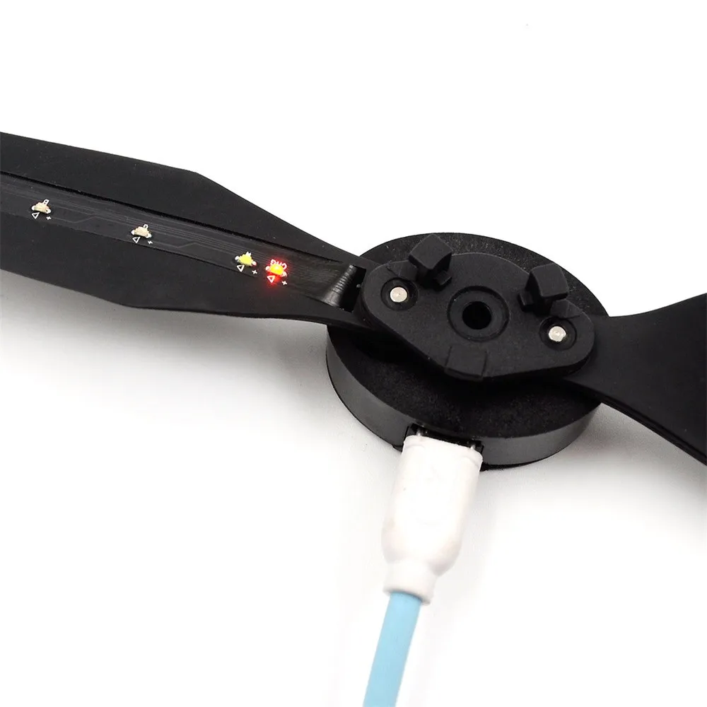 2 шт. складной светодиодный светильник с низким уровнем шума для квадрокоптера DJI