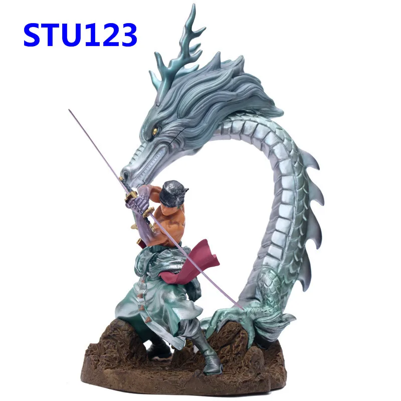 12 2 'одна штука GK соломенная шляпа Пираты Roronoa Зоро Qinglong санторю версия сцены ПВХ