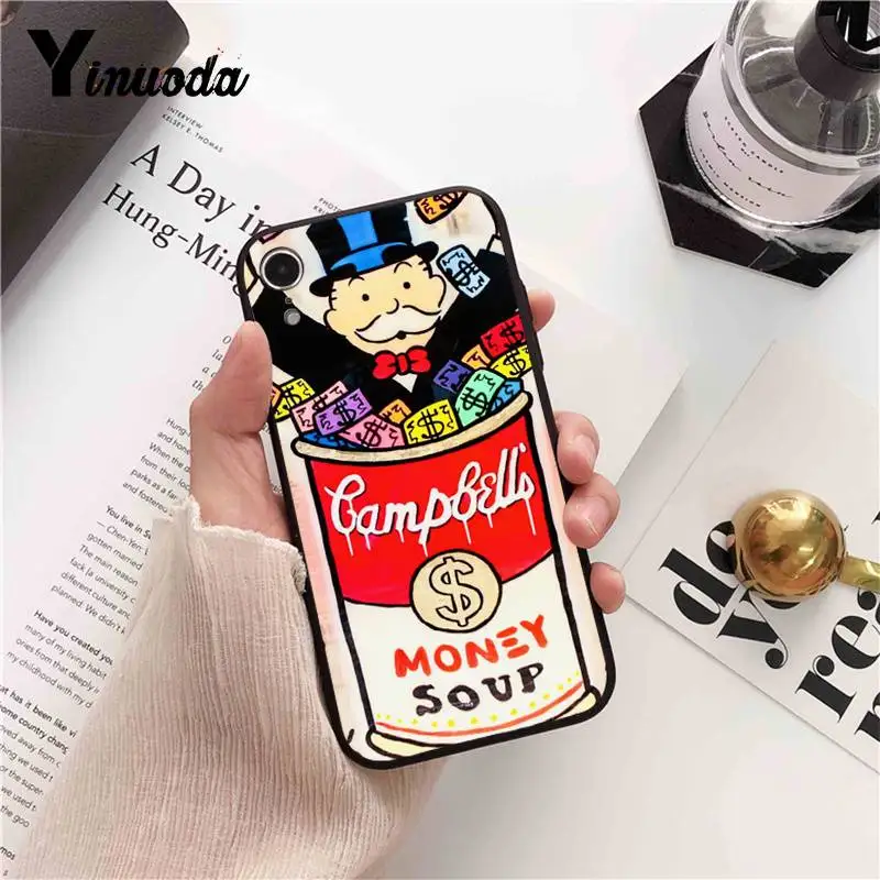Чехол для телефона Yinuoda с рисунком доллара из мультфильма iPhone 8 7 6 6S 6Plus X XS MAX 5 5S SE XR