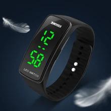 SKMEI 1119 спортивные часы для женщин Мода повседневное светодиодные