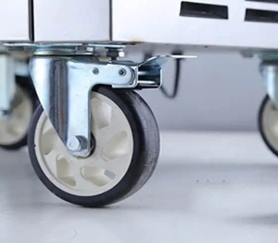 Бесплатная доставка нержавеющая сталь 50 см Большая сковорода жареное мороженое