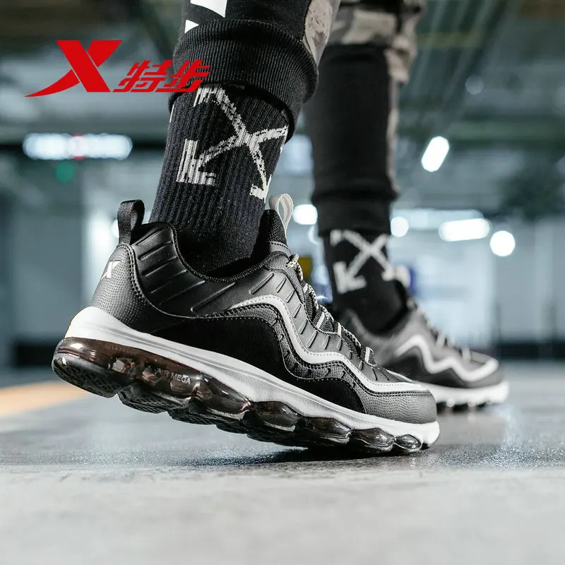 Мужские кроссовки для бега Xtep AIR MEGA спортивные дышащая мужская обувь с воздушной