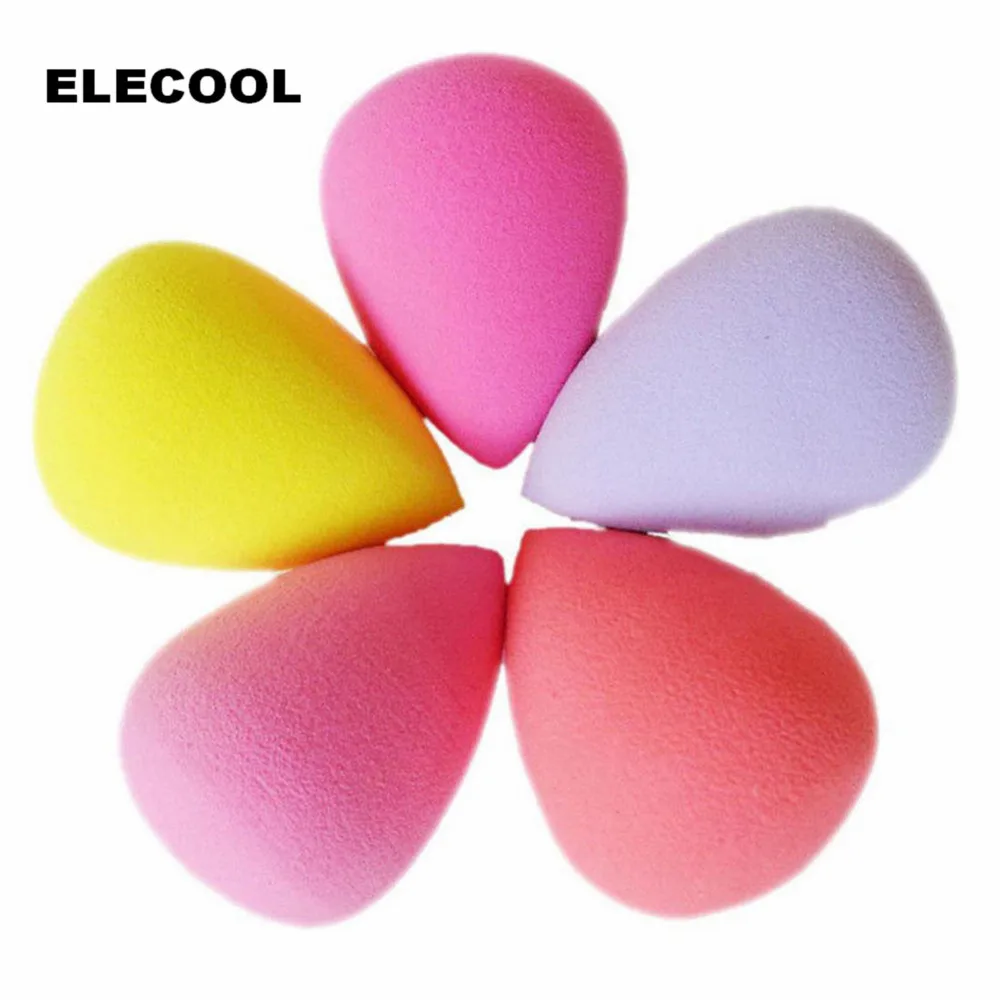 Elecool 2 шт спонж для нанесения основы под макияж косметика для век порошок мягкий спонж инструменты для макияжа Красота аксессуары