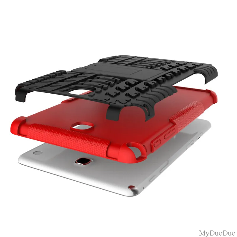 Dazzle Heavy Duty ударопрочный ТПУ + ПК Гибридный армированный чехол с подставкой