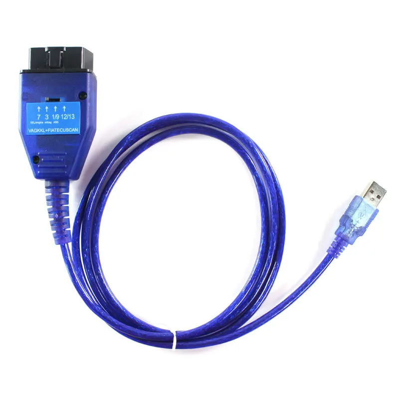 USB кабель VAG с чипом FTDI сканер Vag OBD2 интерфейс сканера для Fiat автомобильные