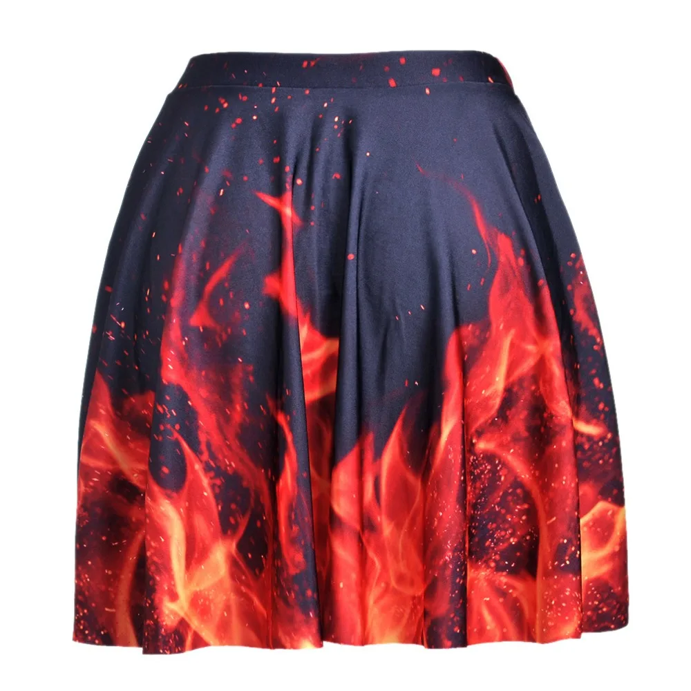 Женская юбка с высокой талией винтажная плиссированная для фитнеса|skirt 3d|high waist