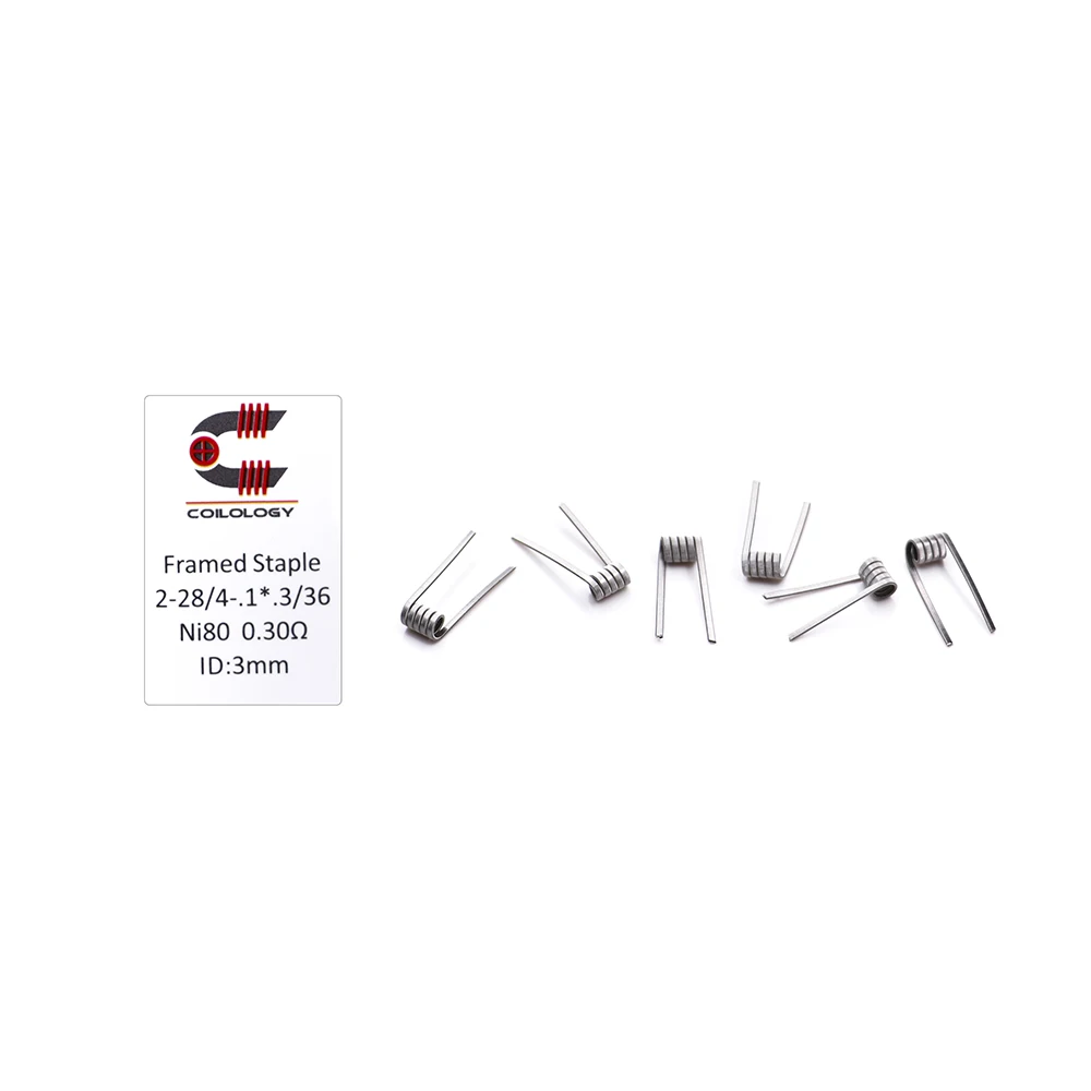 

Newest original Coilology Performance RDA coils 7 in 1 Coil Prebuilt Coil with 6 types of coils and 12 strips of organic cotton