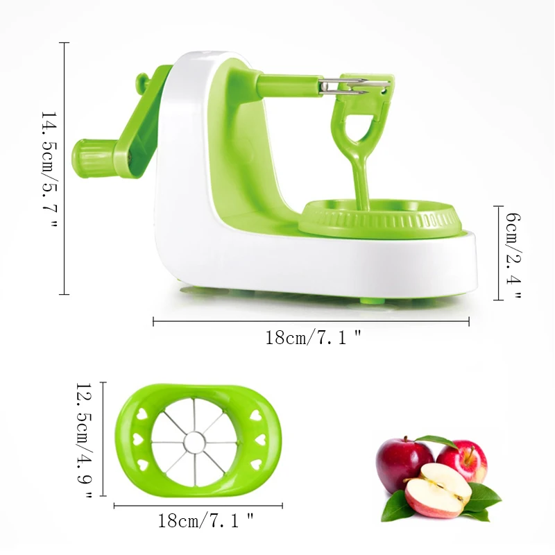 

Hand-Cranked Apple Peeler Multi-Function Home Kitchen Stainless Steel Cut Fruit Beater Creative Fruit And Vegetable Tools