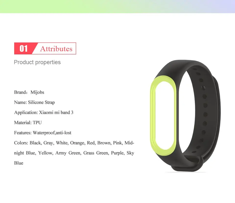 Браслет mi jobs mi Band 4 для Xiaomi mi Band 4/3 спортивный силиконовый браслет mi band 3 ремешок цветной браслет mi Band 3 ремешок