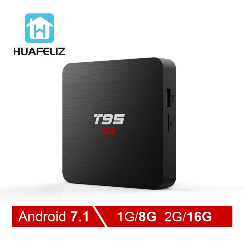 T95 S2 ТВ BOX Android OS 7 1 Smart коробка 2GB16GB 1GB8GB Amlogic S905W 4 ядра 2 ГГц Wi Fi K телеприставке PK X96