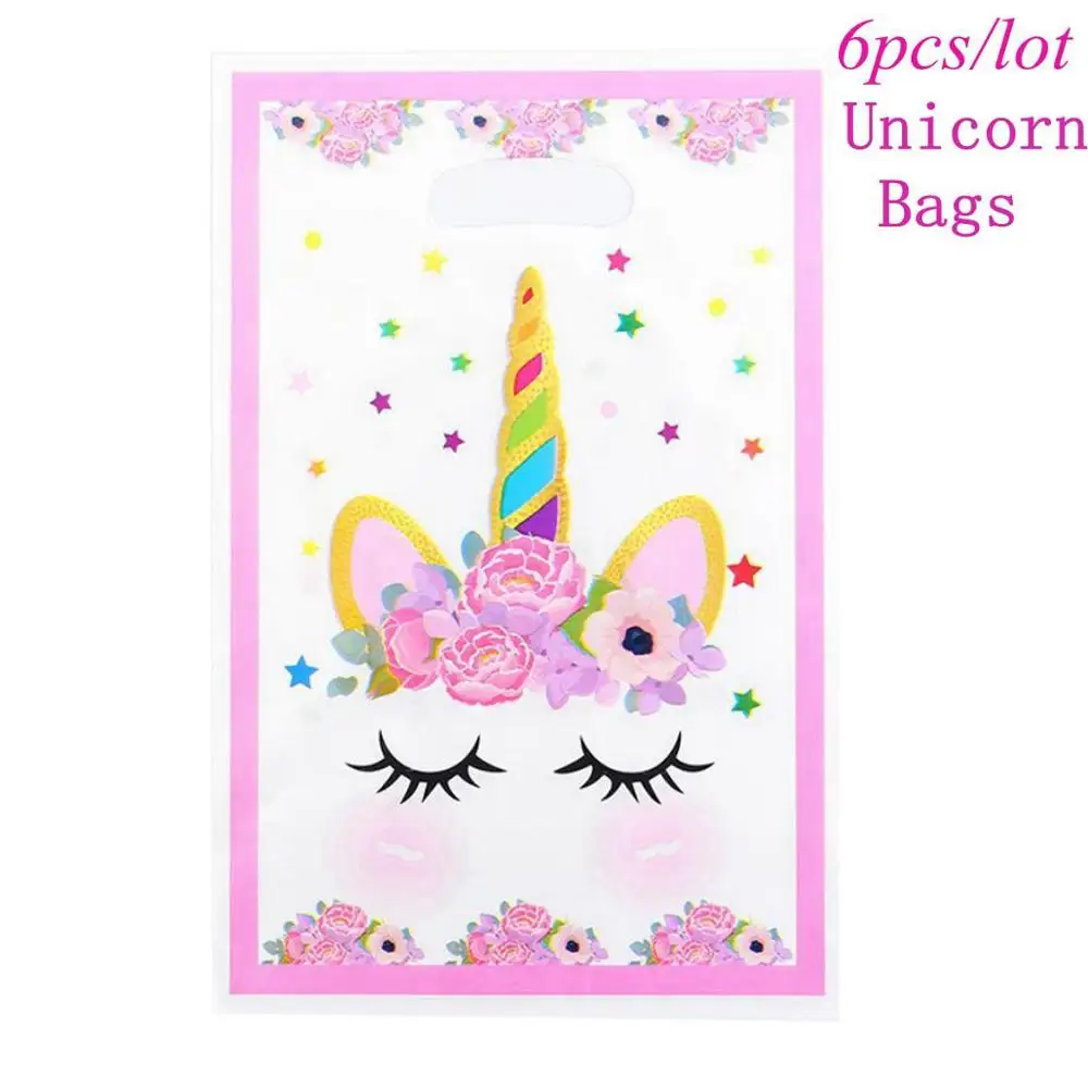 Unicorn Gift Bags Taoup 1 комплект Единорог пластин скатерть чашки шляпа салфетки Единорог вечерние Одноразовая посуда для вечеринок, дня рождения, праздничные вечерние поставки - Цвет: Unicorn Gift Bags
