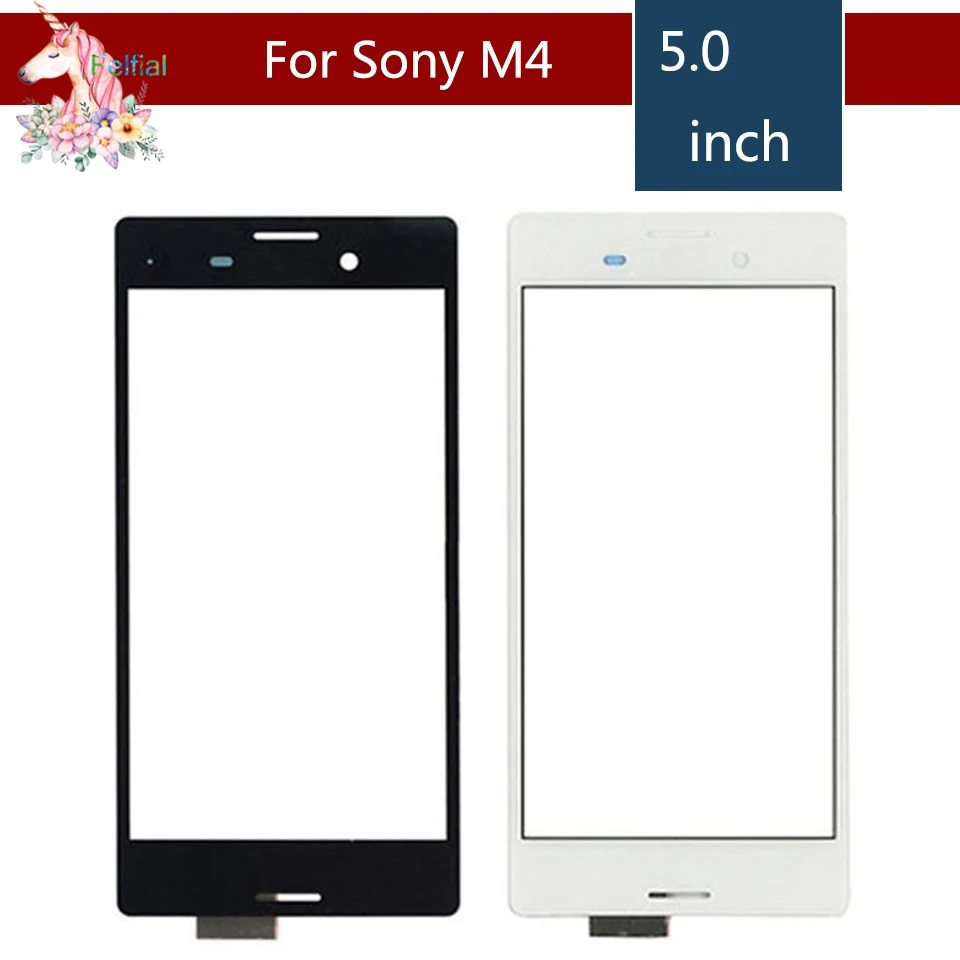 

5.0" For Sony Xperia M4 Aqua E2303 E2333 E2353 LCD Touch Screen Digitizer Sensor Outer Glass Lens Panel Replacement