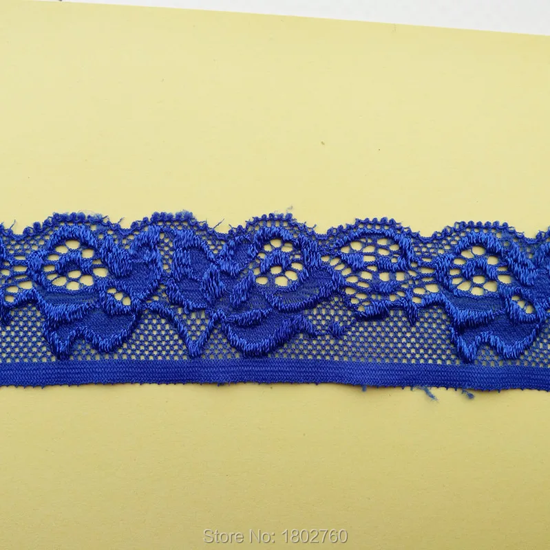 Эластичное кружево ZQCRAFTS 10 ярдов 3 5 см вискоза/нейлон 7 цветов