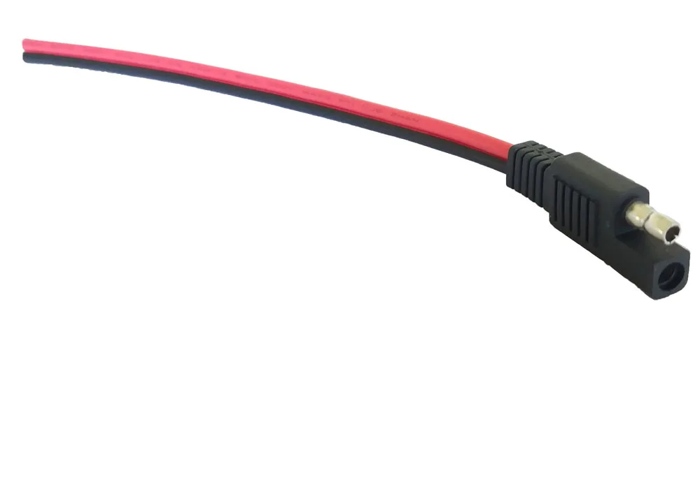 Вилка SAE быстрый разъем 20A/2468/14AWG медный шнур DIY кабель питания для автомобильного